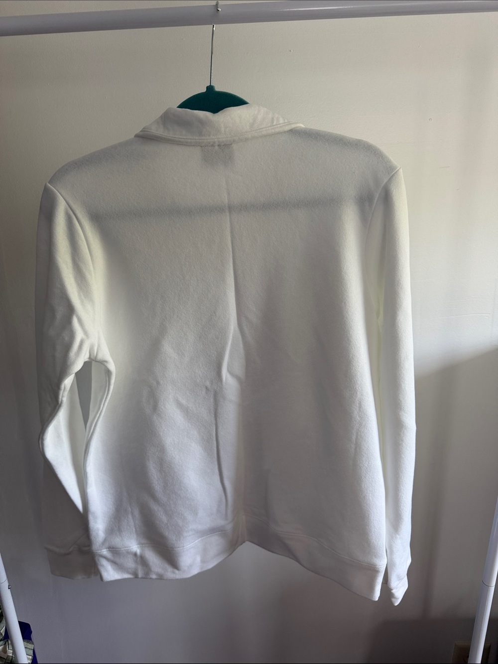 Columbia White Quarter-Zip Fleece Pullover - Picture 6 of 6